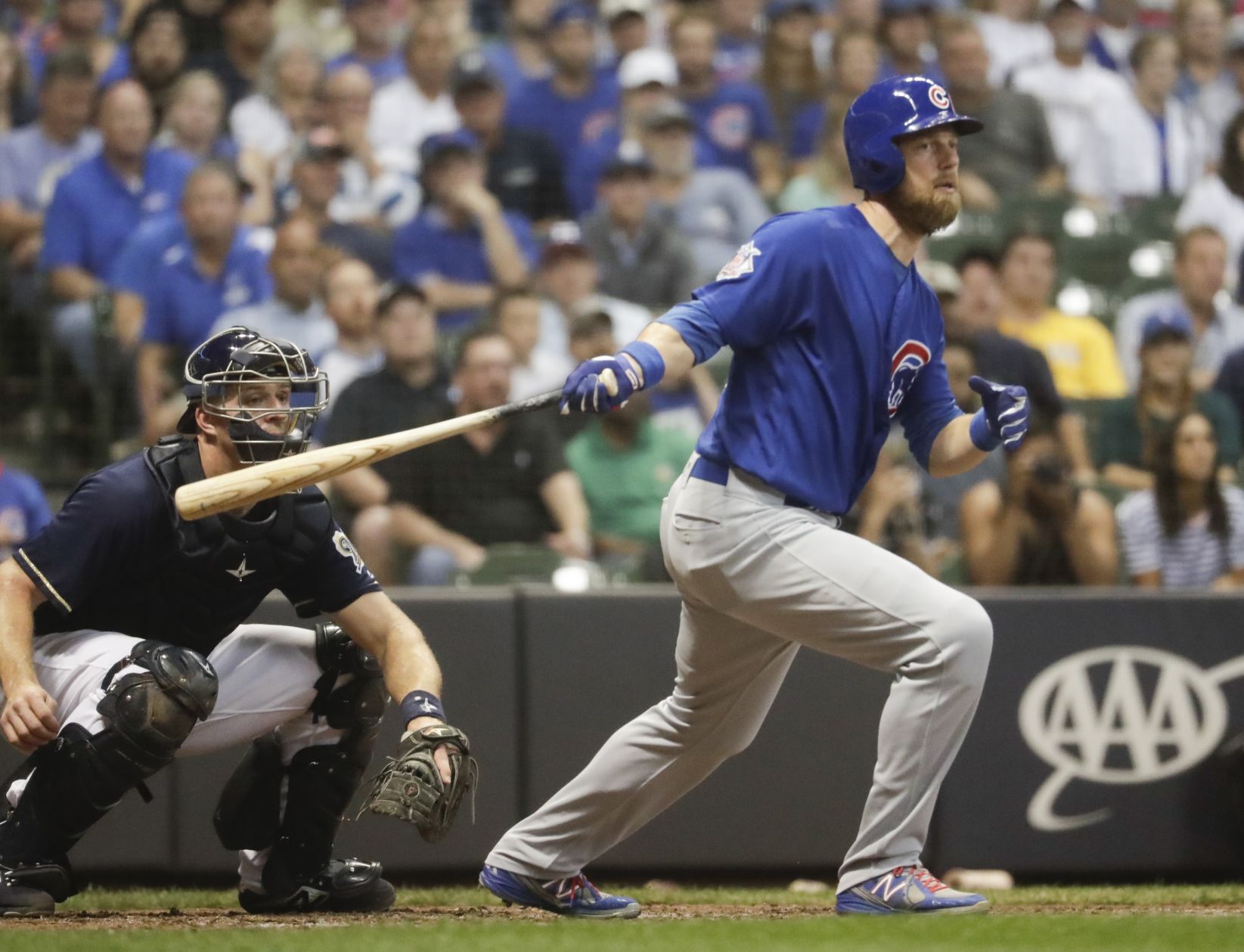 Cubs Brewers Baseball (Game 3)